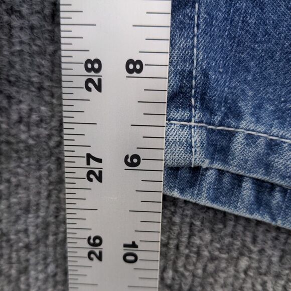 Lakin McKey Toddler Denim Bib Overalls Blue 18M Buckle Carpenter Pocket Cotton - Picture 12 of 12